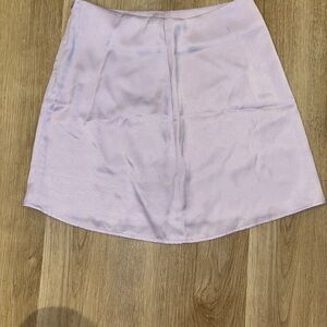 WeWoreWhat Light Purple A-Line Skirt
